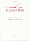 12 CLASSICAL DUETS FOR FLUTES cover